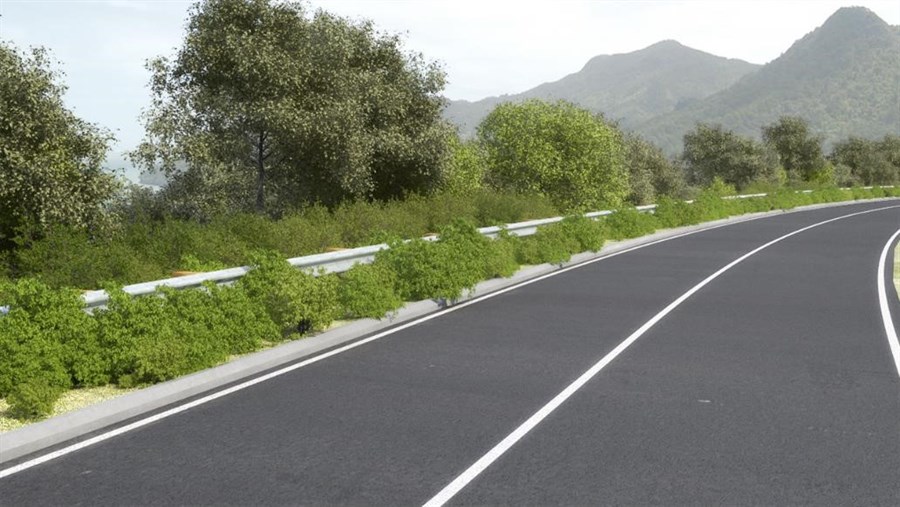 Waitakere Heritage Area Road With Barrier