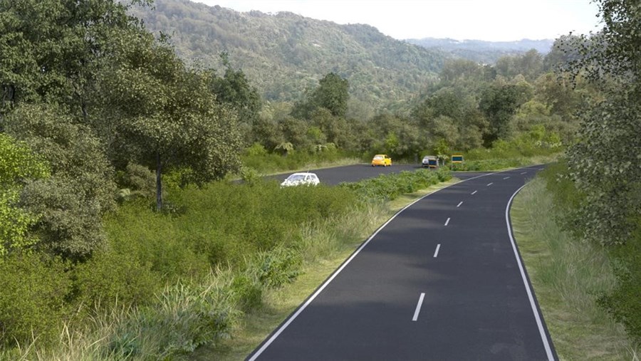 Waitakere Heritage Area Road With Cars