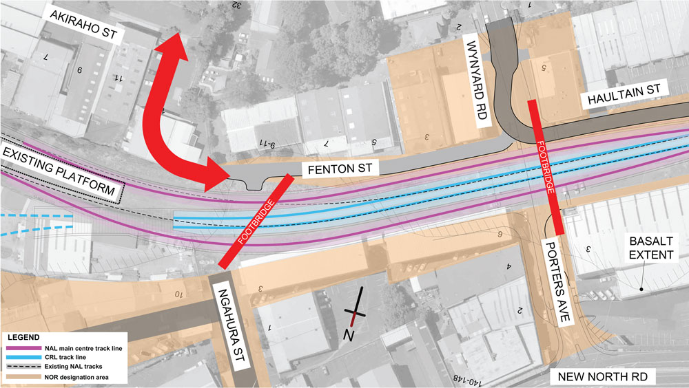Porters Ave Level Crossing Option C2