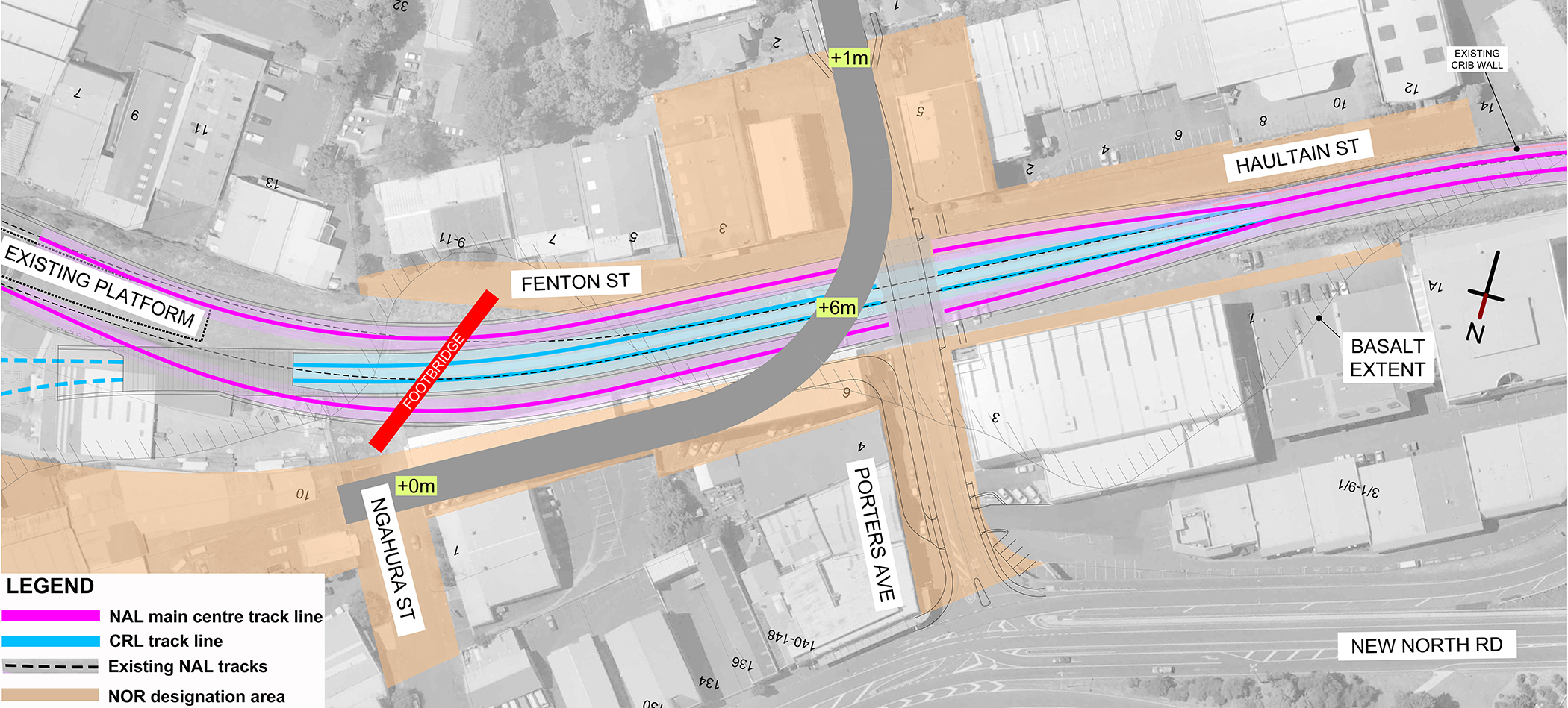 Porters Ave Level Crossing Option C3