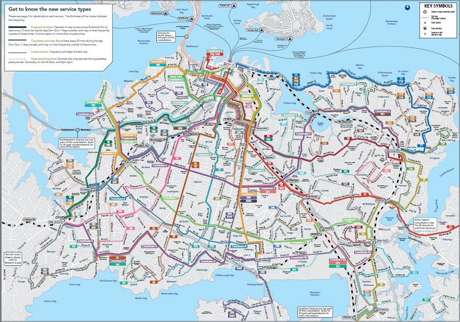 Central Proposed New Network Map