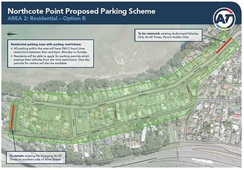 Northcote Point Proposed Parking Scheme Area 2 Optionb Sm