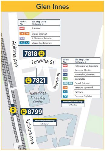 Glen Innes Alternative transport map Oct 2016
