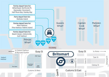 Downtown Ferry Terminal map