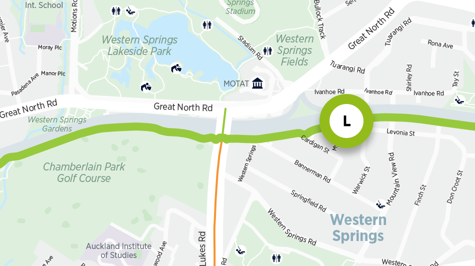 northwestern cycleway map