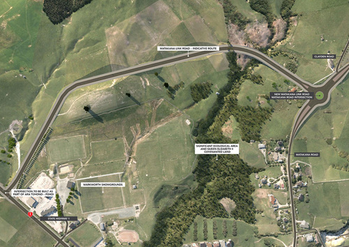 Image of indicative route is a modified version of Option A which the public was consulted on in April 2017.