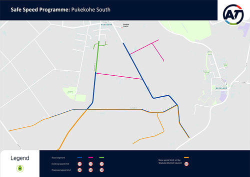 Pukekohe South - map