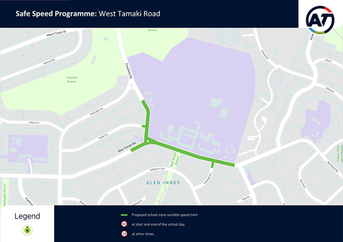 West Tamaki Road - map