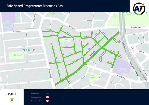 Freemans Bay - map