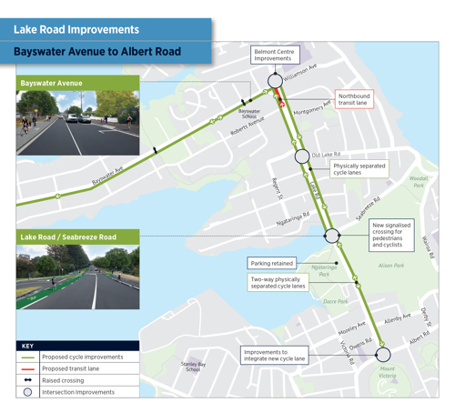 Map of Bayswater Avenue.