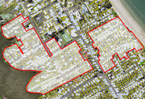 Takapuna residential parking zone