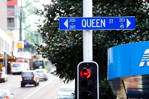 Aerial view of Auckland CBD