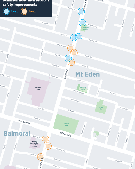 Dominion Road bike and motorbike safety trial