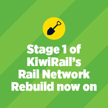 Stage 1 of KiwiRail's Rail Network Rebuild starts soon. We'll keep you moving