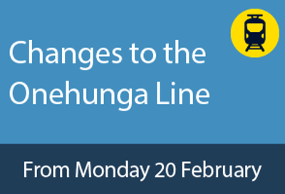 Changes To The Onehunga Line Webtile