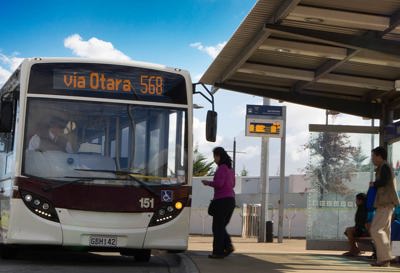 Passenger Embarking The 568 Bus 1200