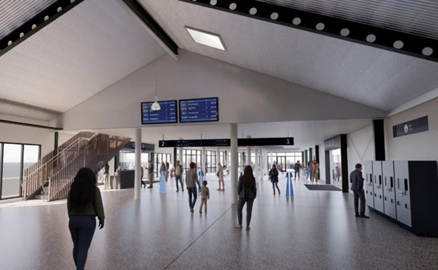 artist render of Devonport ferry terminal.