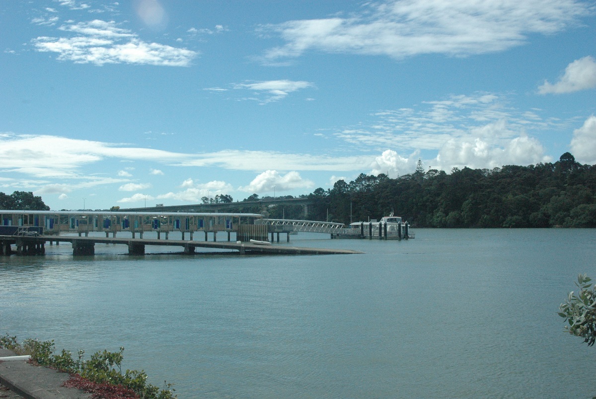 The Hobsonville ferry terminal.