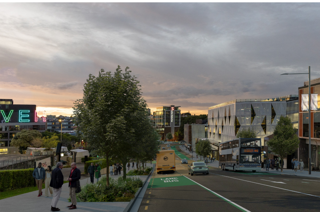 Wellesley Street from Nelson Street.