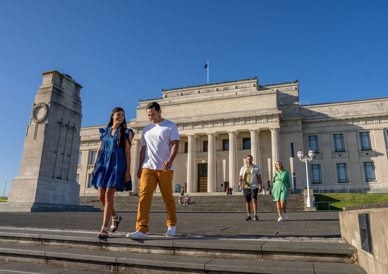 The Auckland War Memorial Museum.