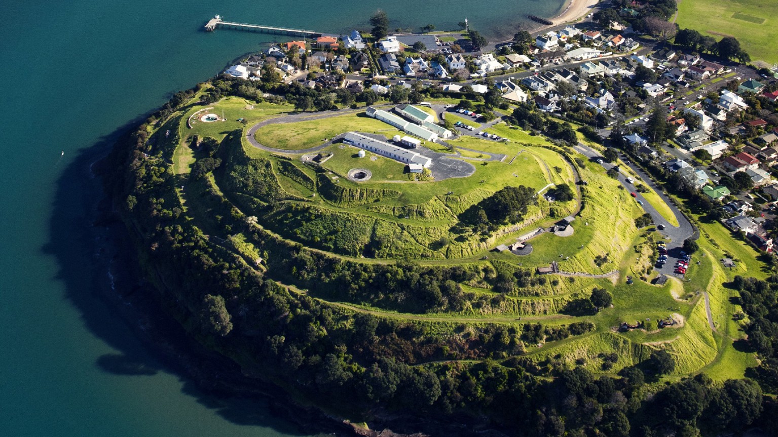 Bird's eye view of Mount Victoria.