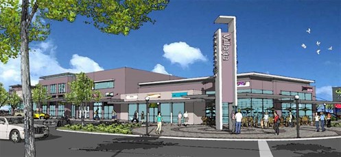 Artist impression of Hobsonville Road Shops
