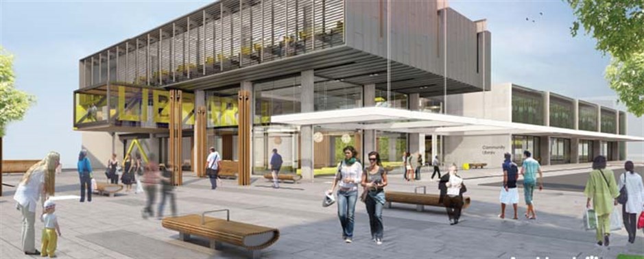 Artist impression of Westgate centre