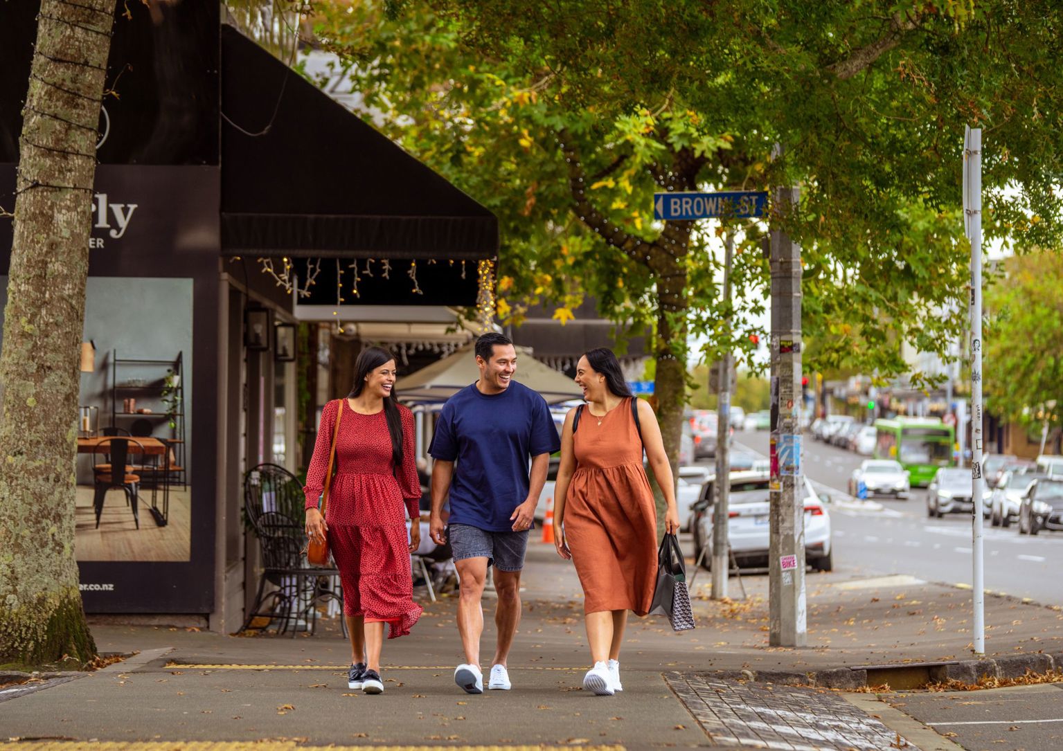 Shopping in Parnell.