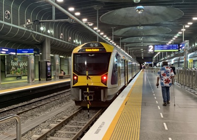 AM Class Train At Britomart Station