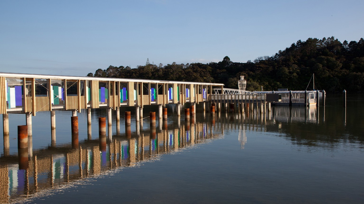 Wharf in Hobsonville.