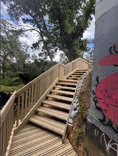 Waitakere Road Bridge - underpass almost completed